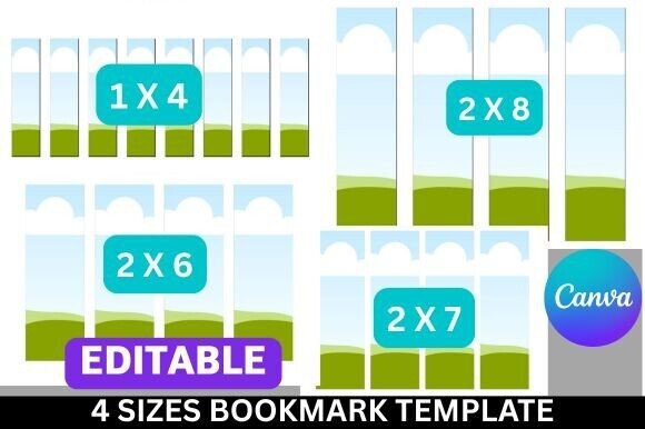 Download Editable Canva Bookmark Template - Editable Collection