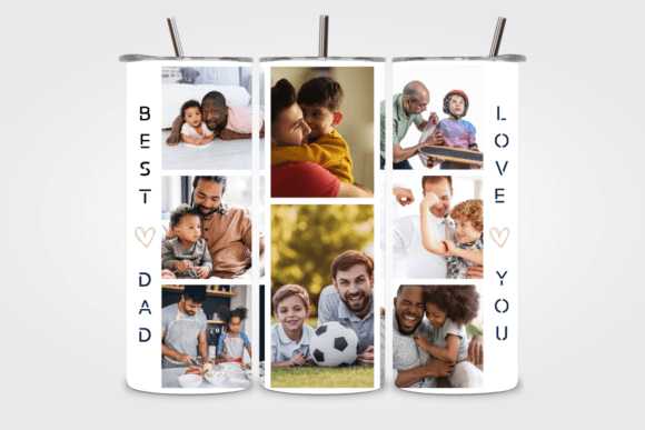 Download Dad Photo Tumbler Wrap | Canva Editable - Editable Collection
