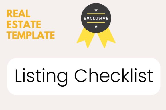 Download Editable Listing Checklist Template - Editable Collection