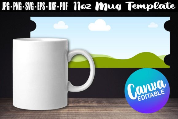 Download 11oz Mug Template Canva Editable - Editable Collection