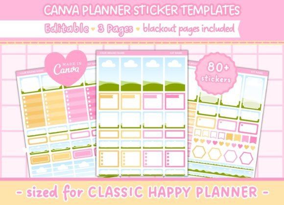 Download Canva Editable Planner Sticker - Editable Collection
