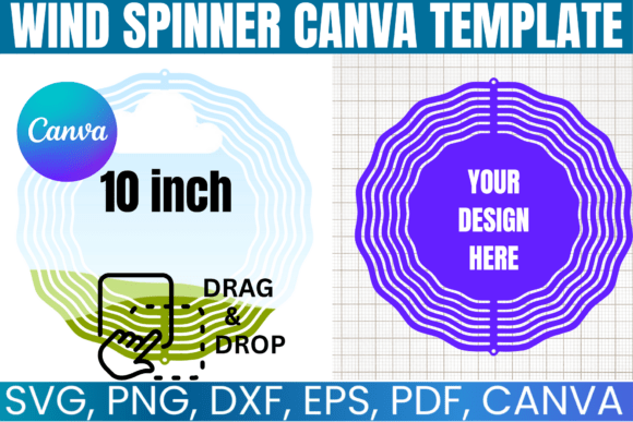 Download Wind Spinner Canva Editable Template - Editable Collection